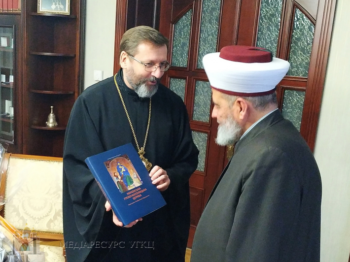 Блаженніший Святослав зустрівся з представниками Духовного управління мусульман України