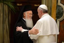 Папа Франциск подякував Варфоломію І за екуменічну діяльність