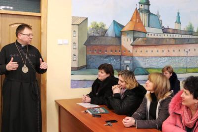 Викладачі і працівники Екологічного коледжу у Львові роздумували про таїнство Покаяння разом із Преосвященним владикою Володимиром